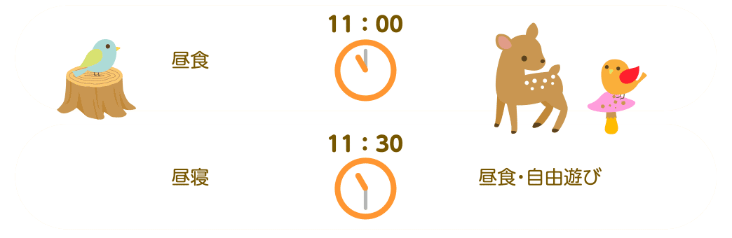 11:00、11:30